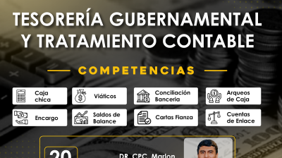 CURSO EN TESORERÍA GUBERNAMENTAL Y TRATAMIENTO CONTABLE