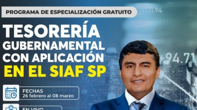 PROGRAMA EN TESORERÍA GUBERNAMENTAL CON APLICACIÓN EN EL SIAF-SP